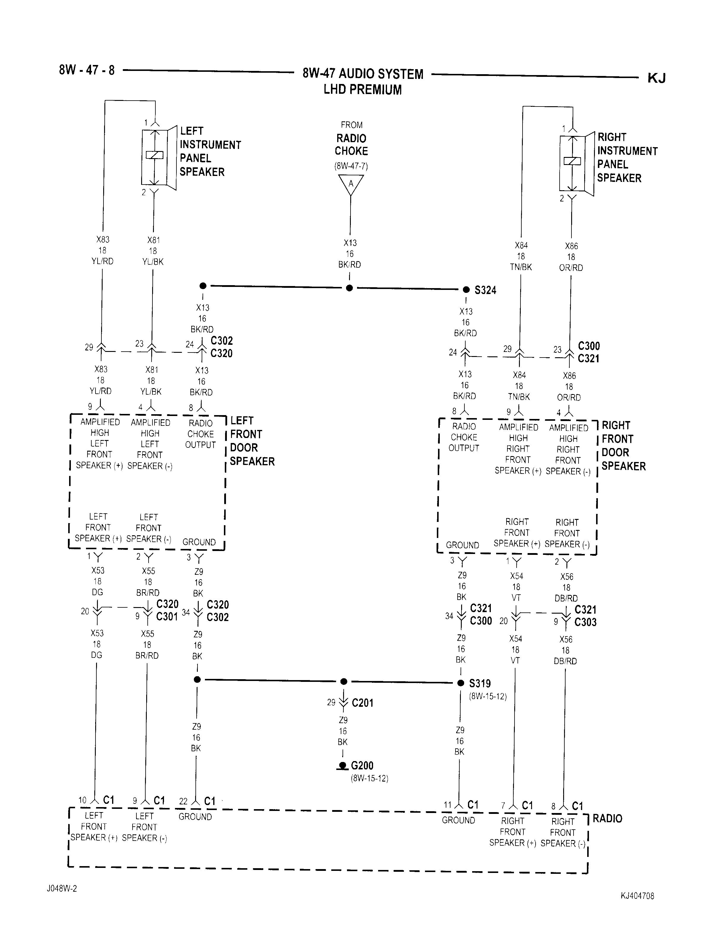 Jeep speaker wiring diagram